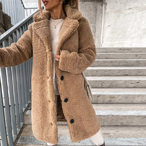 Teddy Coat | Stilig Myk Jakke