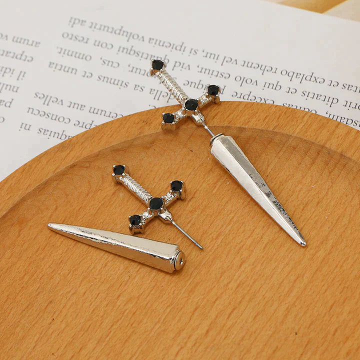 ØRERINGER MED GOTISK SVERD (PAR)