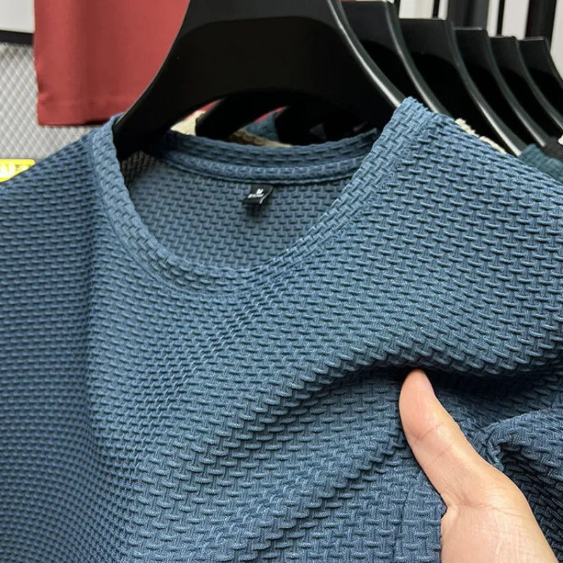 T-Skjorte en Maniche Corte i Mesh Issilke