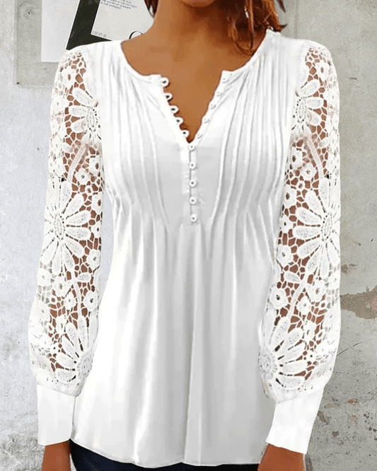 Jeanne - Elegant bluse med lange ermer NormalprisUtsalgspris