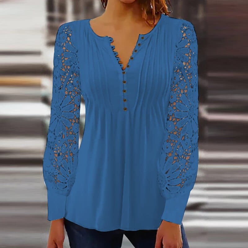 Jeanne - Elegant bluse med lange ermer NormalprisUtsalgspris