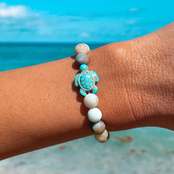 Sea Turtle Stone armbånd