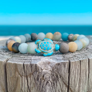 Sea Turtle Stone armbånd