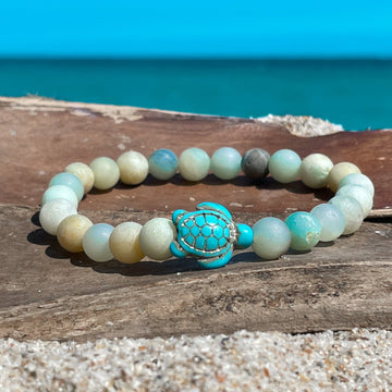 Sea Turtle Stone armbånd