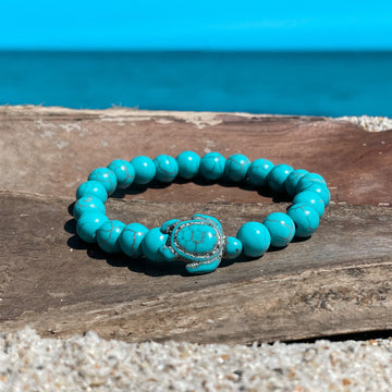 Sea Turtle Stone armbånd