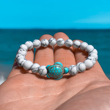 Sea Turtle Stone armbånd