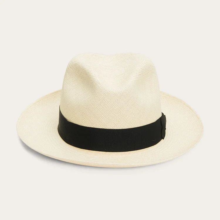 Panama fedora med midtdelle