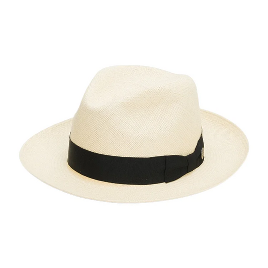 Panama fedora med midtdelle