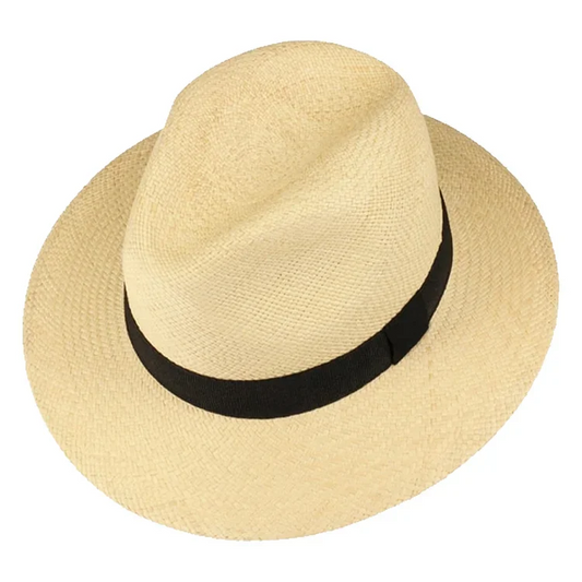 Kan rulles sammen når den skal pakkes sammen-Classic Traveller Panama Hat