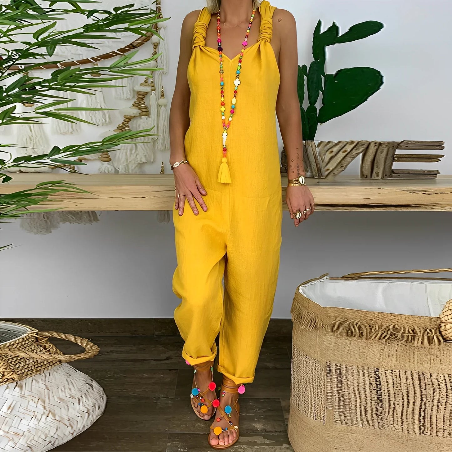 ELEGANTE LATZHOSE I BOHO-STIL - SAMIA