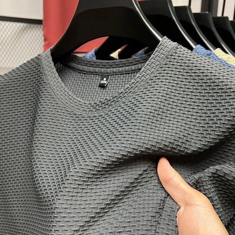 T-Skjorte en Maniche Corte i Mesh Issilke