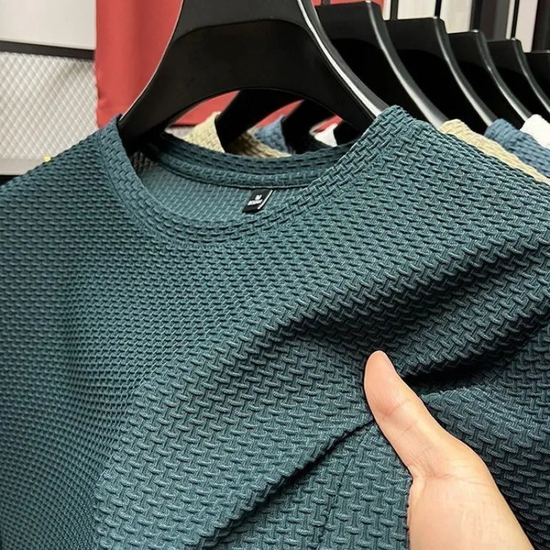 T-Skjorte en Maniche Corte i Mesh Issilke