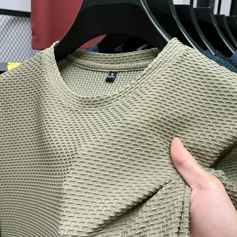 T-Skjorte en Maniche Corte i Mesh Issilke