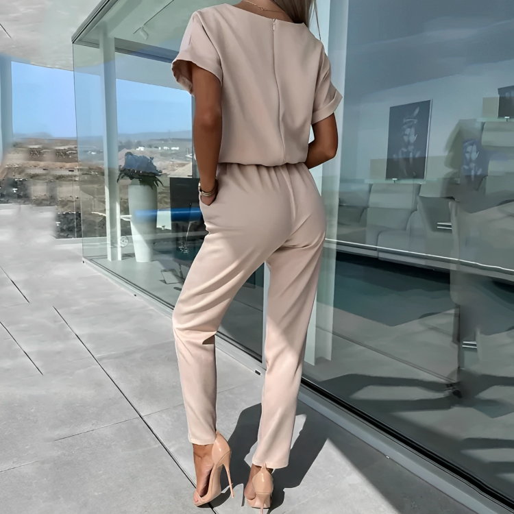 Julia Jumpsuit med korte ermer