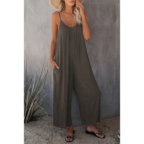 🔥Hot Sale 49% rabatt 🔥Ultimate Flowy Jumpsuit Med Lommer✨Kjøp 2 Ekstra 10% Avsla